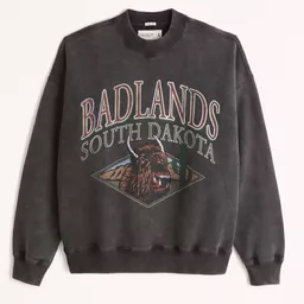 Badlands South Dakota Graphic Sweatshirt